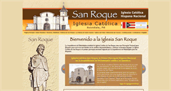Desktop Screenshot of iglesiasanroque.org