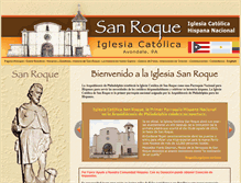Tablet Screenshot of iglesiasanroque.org